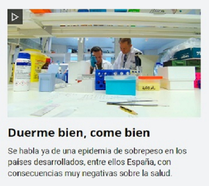 Programa ConCiencia Ahmad Agil y Diego Salegre en el reportaje Duerme bien, come bien